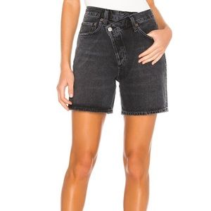 NWT Agolde criss cross Jean shorts